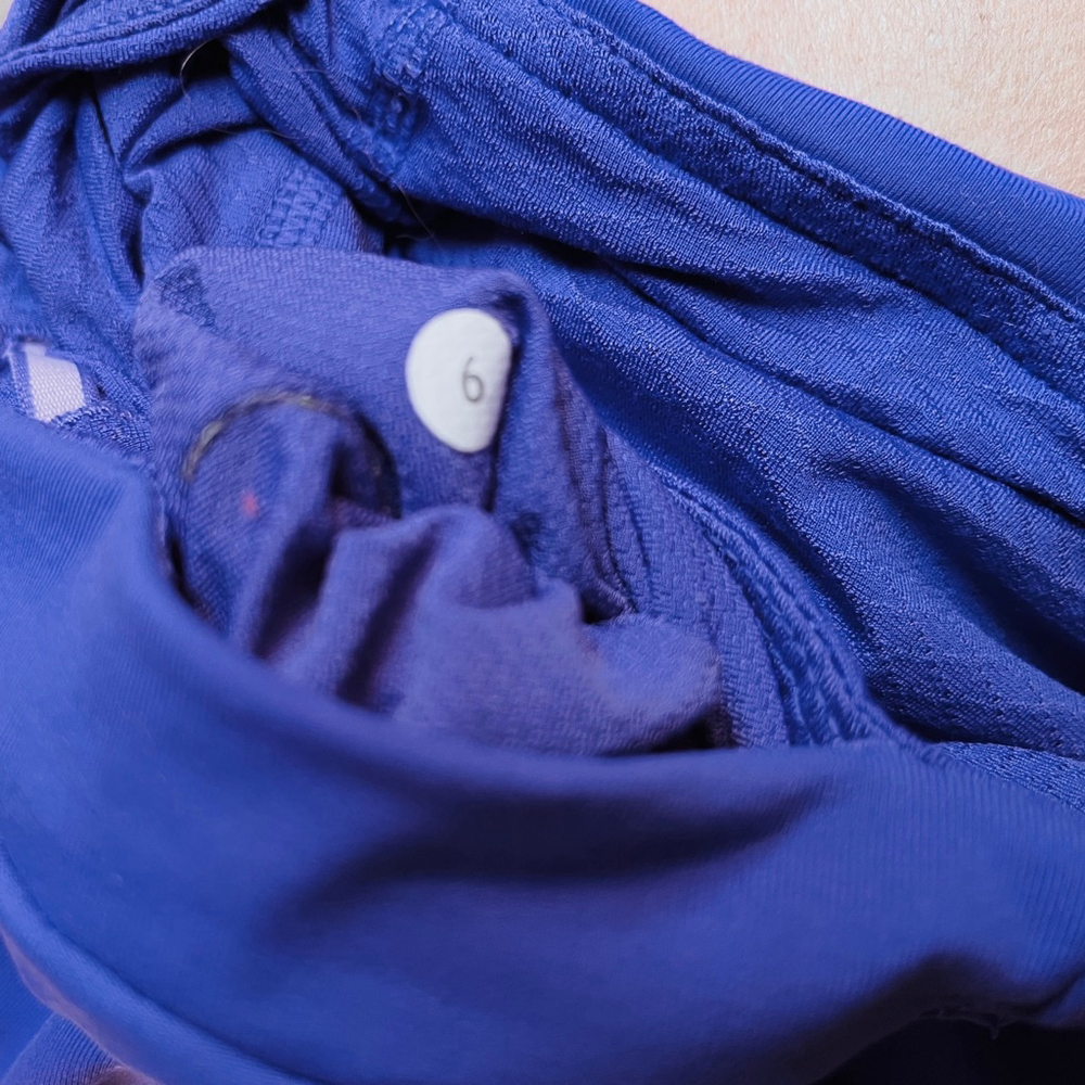Lululemon Womans Leggings Purple Orange Workout Capris US 6 - Picture 8 of 8